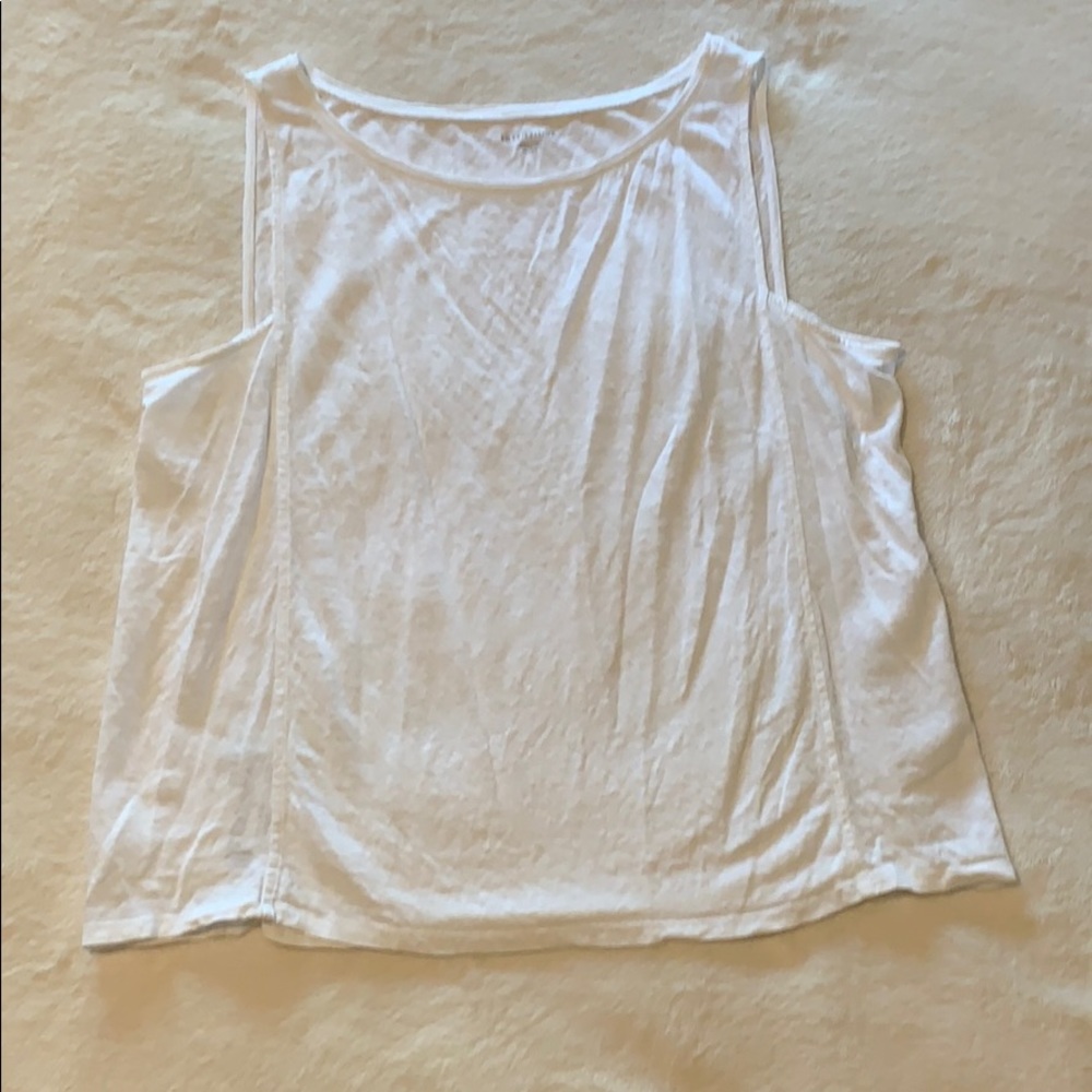 Eileen Fisher White Lenin Top
